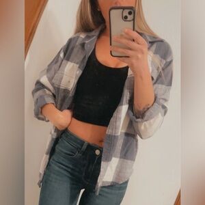 Women’s XS American Eagle Flannel Button-up